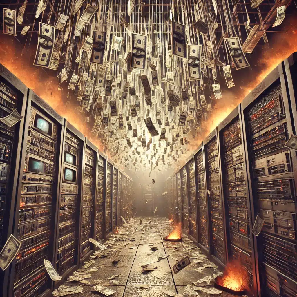 older datacenter burning money