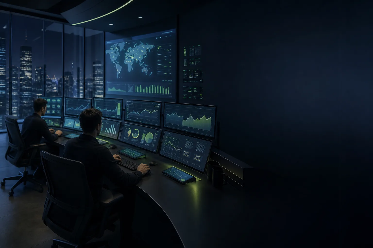 IT Vortex engineers monitoring Manhattan client infrastructure