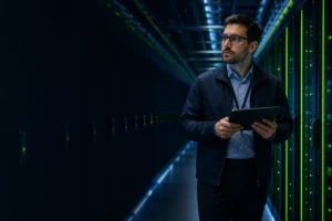 IT Vortex engineer verifying infrastructure for Morristown clients