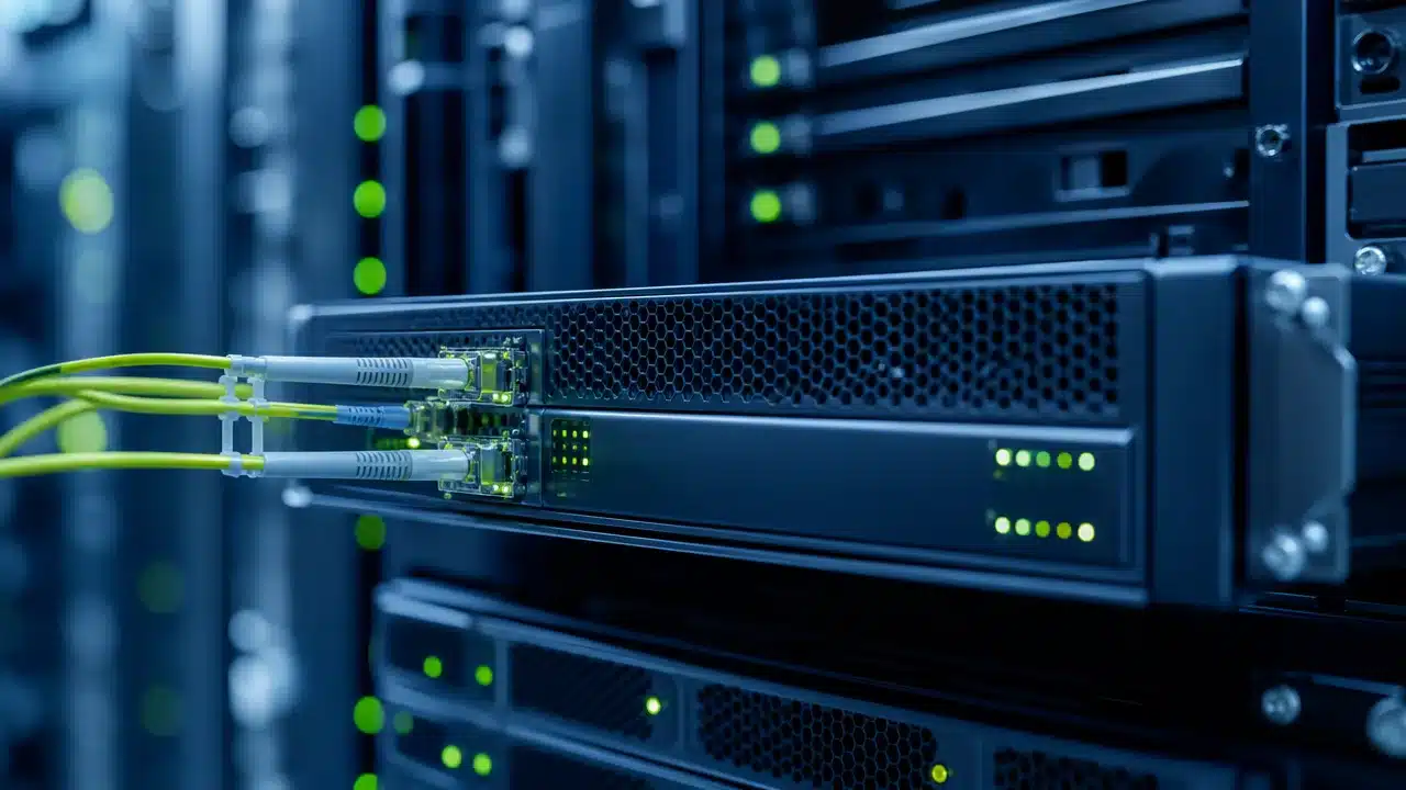 NetScaler-style edge appliance mounted in a data center rack handling remote access traffic